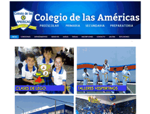 Tablet Screenshot of colegiodelasamericasdetorreon.com